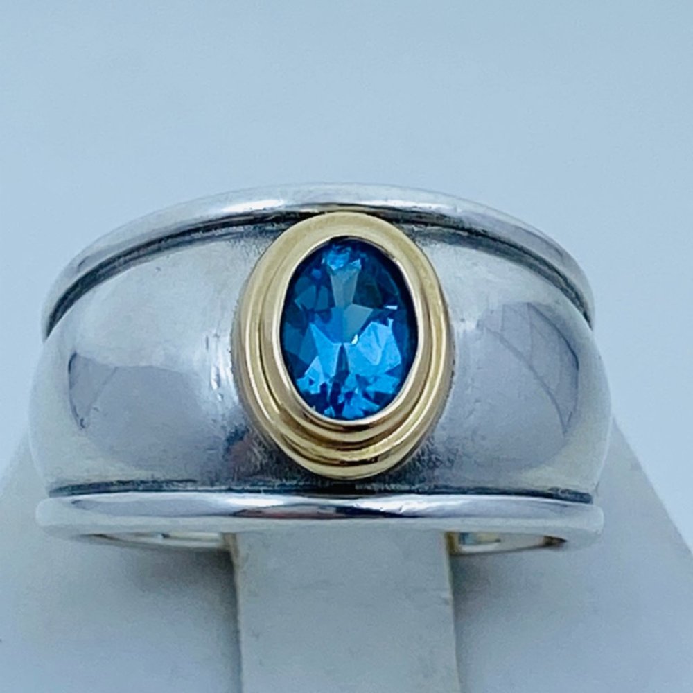 James Avery RETIRED 18K/Sterling  CHRISTINA Ring